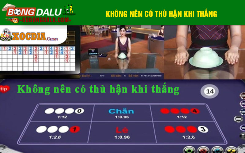 Không nên có thù hận khi thắng