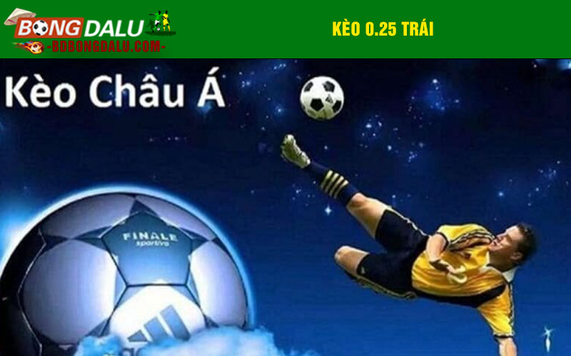 Kèo 0.25 trái