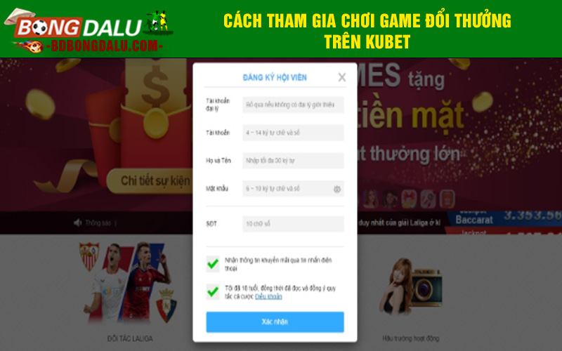 Đăng ký tài khoản tận hưởng game cược xanh chín