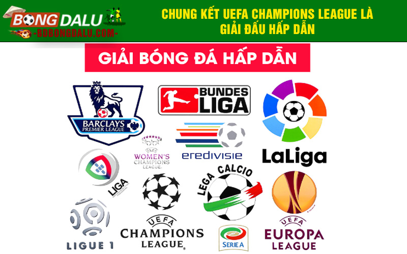 Chung kết UEFA Champions League là giải đấu hấp dẫn
