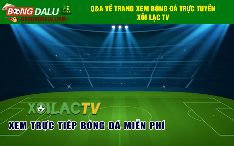 Q&A về trang xem bóng đá trực tuyến Xôi lạc tv