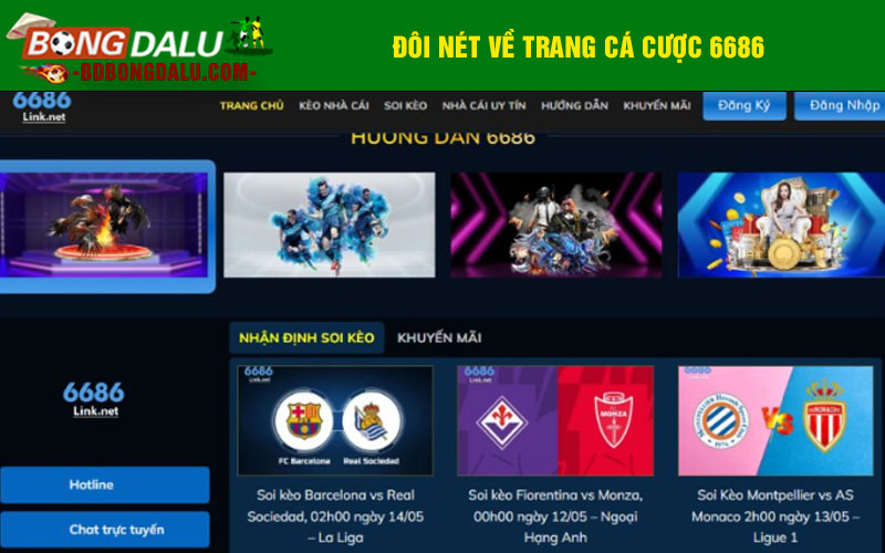 Đôi nét về trang cá cược 6686