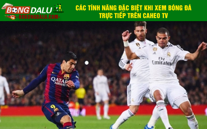 Các tính năng đặc biệt khi xem bóng đá trực tiếp trên Caheo TV