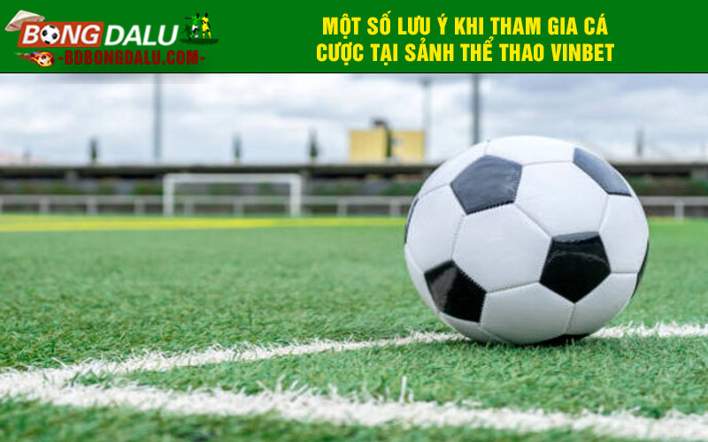 Vài điều cần lưu ý khi tham gia sảnh thể thao Vinbet