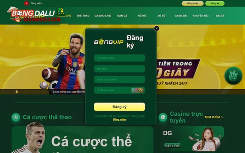 Hướng dẫn các bước tham gia vào bongvip
