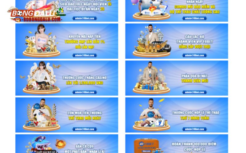 Tất tần tật về chương trình khuyến mãi F8bet cực hot