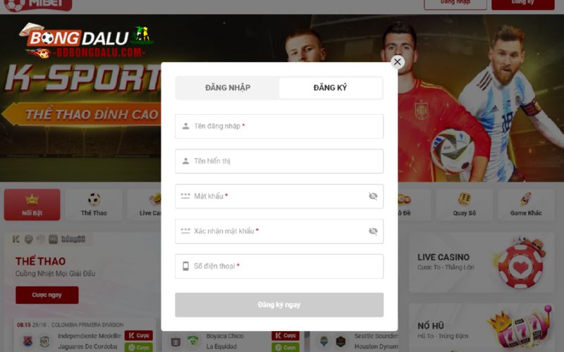 Cách để chơi và đăng ký tại Mibet